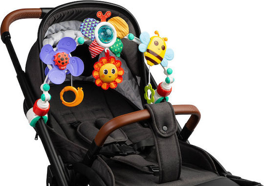 Toyz Bar Light Toy for Crib and Stroller with Mirror / Rotating Meadow Stroller for 0++ Months TOYZ-9110