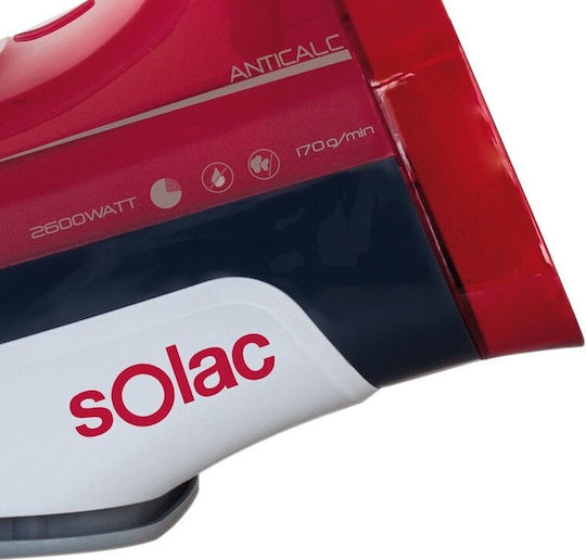 Solac PV2214 Σίδερο Ατμού 2600W με Κεραμική Πλάκα και Συνεχόμενη Παροχή 35gr/min