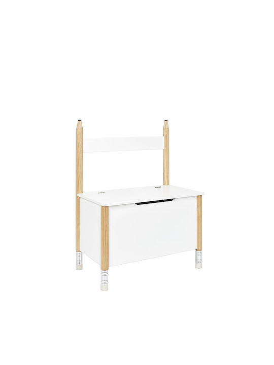 Stool White 60x34x80cm