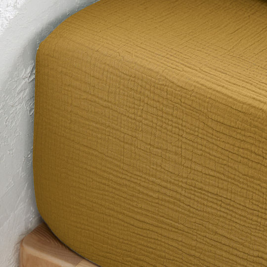 La Redoute Interieurs Super-Doppel 160x200+30cm mit Gummizug Gelb