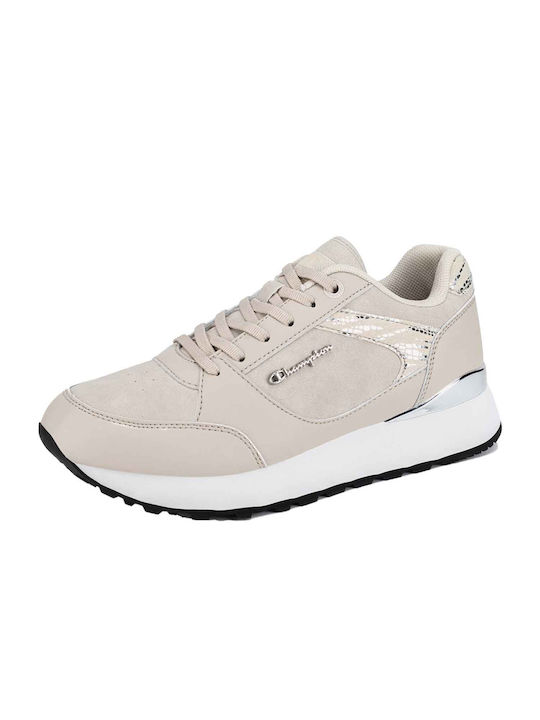 Champion Platform Sneakers Beige