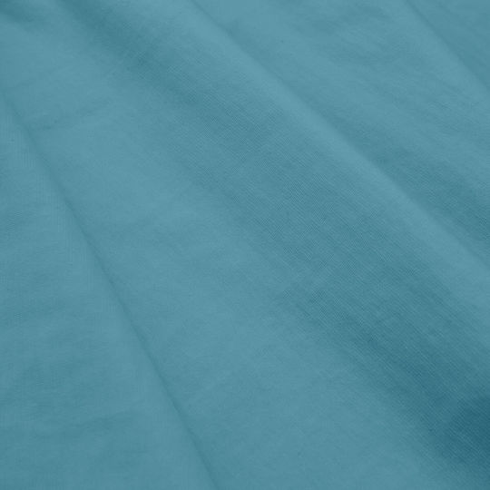 Darymex Doppeltes Bettlaken mit Gummibettlaken 140x200+30cm Blau