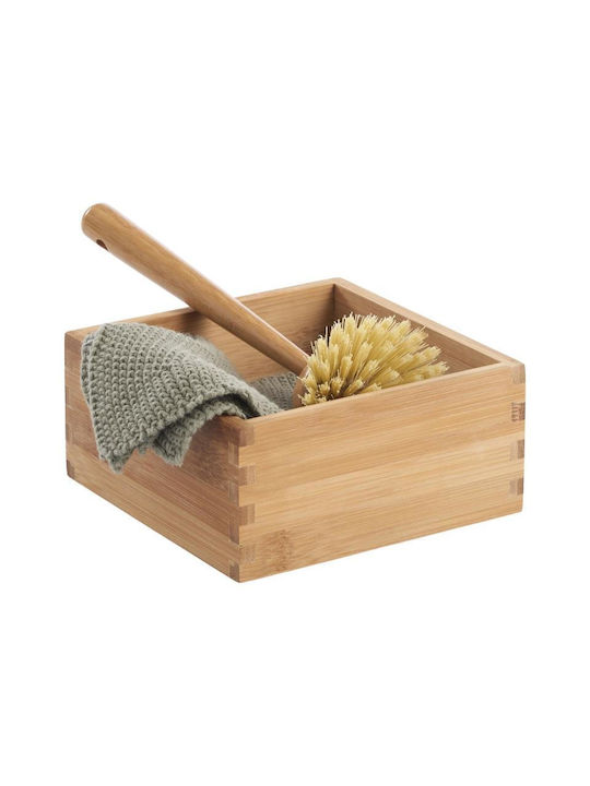 Дърво Кутия за съхранение с капак 15x15x7см 1бр