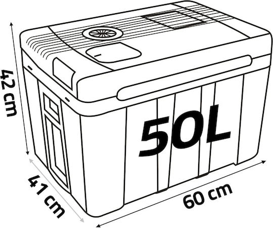 Berdsen Φορητό Ψυγείο 50lt 12V Πράσινο