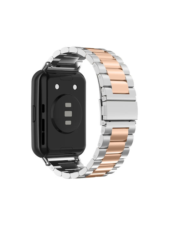 Armband Silber (Huawei Watch Fit 3 - Huawei Uhr Fit 3)