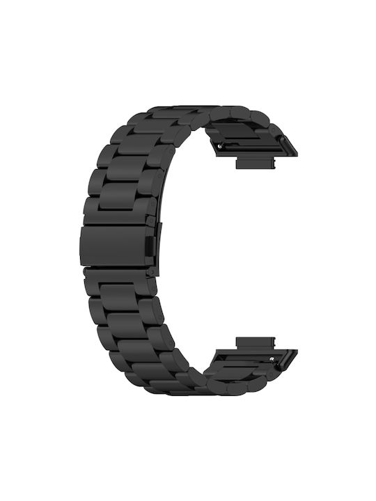 Curea Oțel inoxidabil Negru (Ceas Huawei Fit 3)