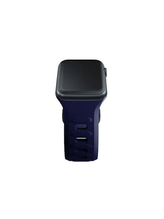 3MK Armband Silikon mit Pin Blau (Apple Watch 44/45/46mm/Ultra 49mm)