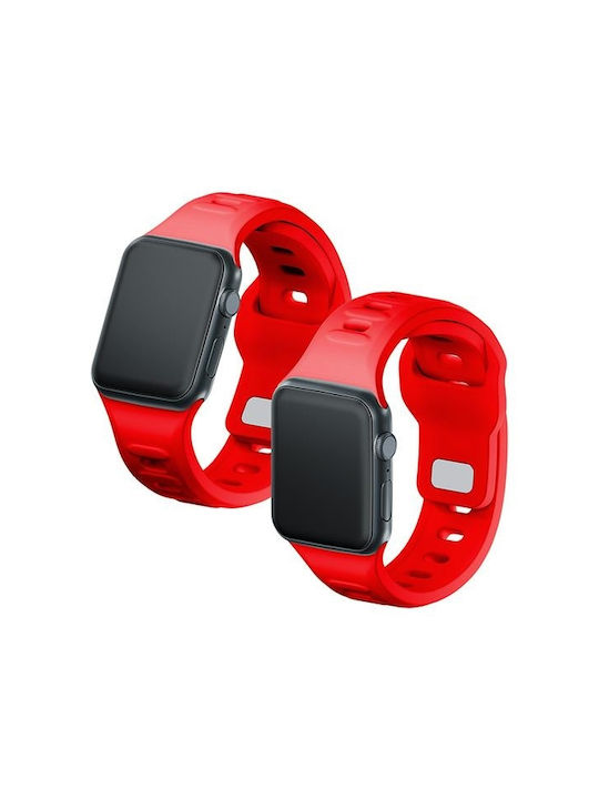 3MK Λουράκι Σιλικόνης Κόκκινο (Apple Watch 38/40/41mm)