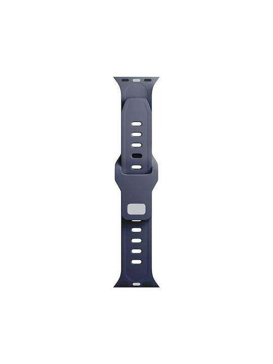 3MK Curea Silicon cu Pin Gri (Apple Watch 44/45/46mm/Ultra 49mm)