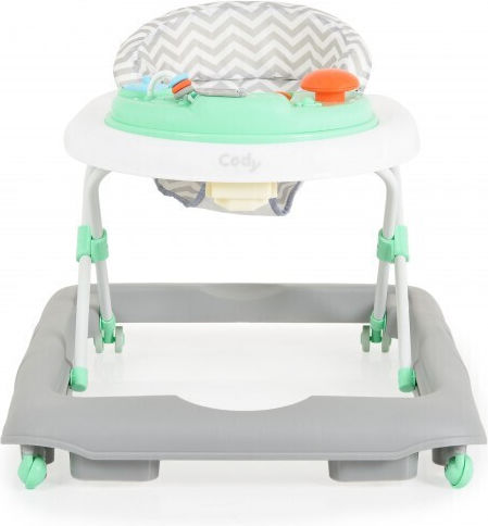 Moni Baby Walker with Music for 6+ Months Green