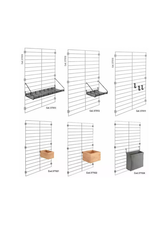 Metaltex 377011 Кука Баня Тройно Сребрист