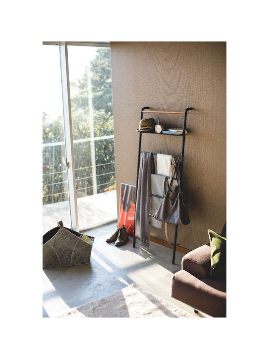 Yamazaki YMZK Floor Standing Bathroom Ladder with 6 Positions ​25x160cm Silver