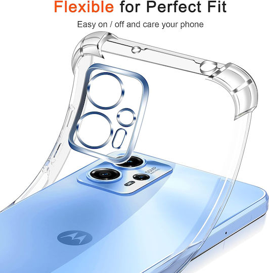 Techsuit Shockproof Clear Back Cover Σιλικόνης Αδιάβροχο Διάφανο (Motorola Moto G24 Power)