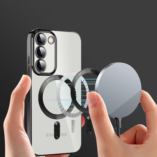 Techsuit Umschlag Rückseite Silikon Gold (Galaxy S22 5G)