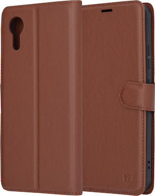 Techsuit Book Leather Brown (Samsung Galaxy Xcover7)