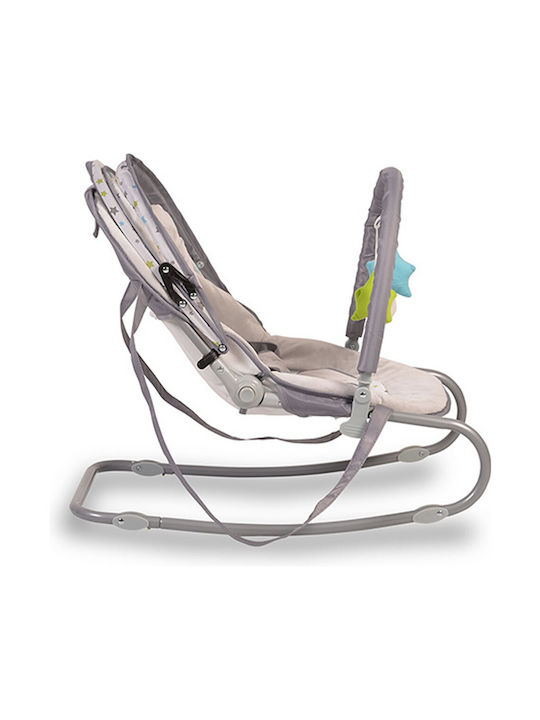 Cangaroo Χειροκίνητο Relax Μωρού Lulu Grey για Παιδί έως 9kg