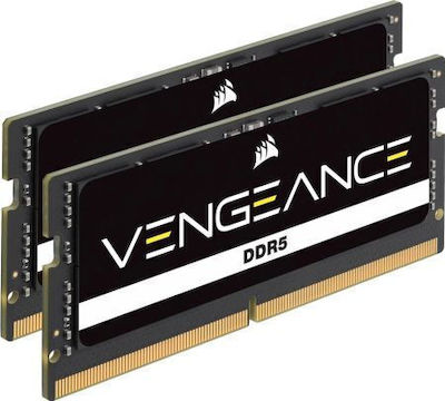 Corsair Vengeance 64GB DDR5 RAM mit 2 Modulen (2x32GB) und Geschwindigkeit 5200 für Laptop