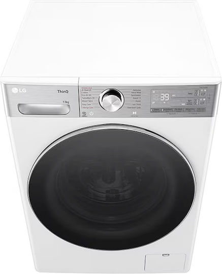 LG Πλυντήριο Ρούχων 13kg με Τεχνολογία Ατμού 1400 Στροφών AI DD F4WR913P3WA