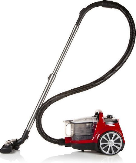 Domo DO7292S Прахосмукачка 700W С контейнер 2лт Червен