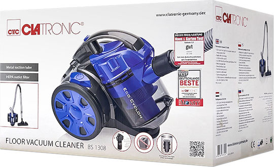 Clatronic BS 1308 Blue Прахосмукачка 700W С контейнер 1.25лт Син