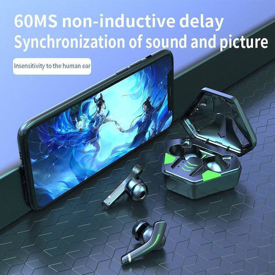 Nubi MD168 Безжичен В ушите Геймърски слушалки с връзка Bluetooth Син