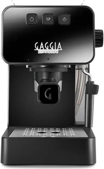 Gaggia Style Espressomaschine 1900W Druck 15bar Gray