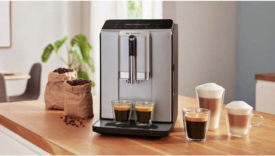 Bosch VeroCafe Αυτόματη Μηχανή Espresso 1300W Πίεσης 15bar με Μύλο Άλεσης Μαύρη