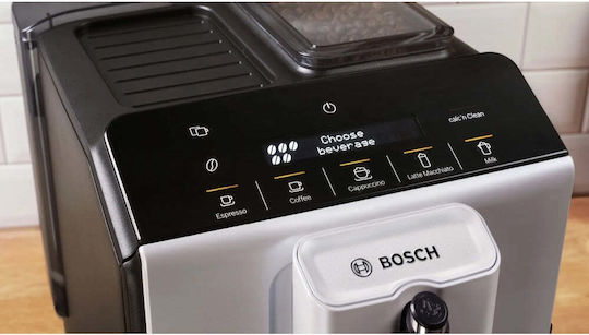 Bosch VeroCafe Αυτόματη Μηχανή Espresso 1300W Πίεσης 15bar με Μύλο Άλεσης Μαύρη