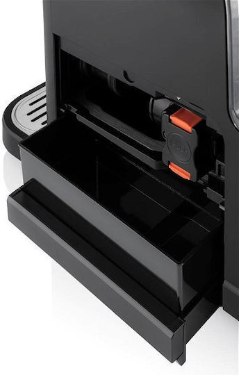 ETA Nero Crema Αυτόματη Μηχανή Espresso 1350W Πίεσης 20bar για Cappuccino με Μύλο Άλεσης Μαύρη 8180 90000
