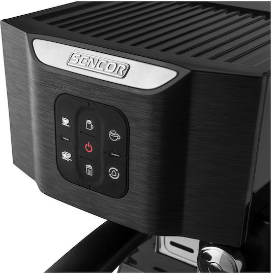 Sencor SES 4040BK Automatic Espresso Coffee Machine 1450W Power 20bar Pressure for Cappuccino Black