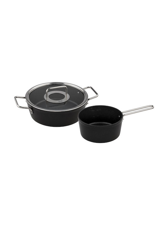 Fissler Adamant Pots Set of Aluminum with No Coating 3pcs