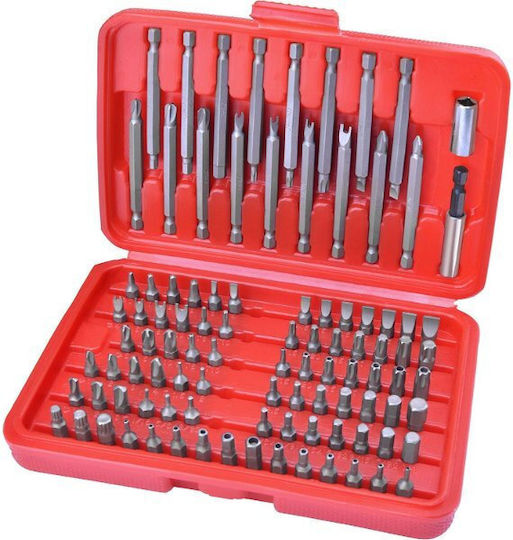 Set de biți de foraj premium Extol Universal 98 piese Suport pentru foraj