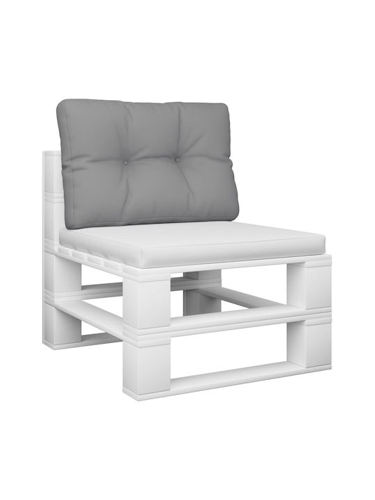 vidaXL Waterproof Bench Cushion for Pallet Gray 40x60cm