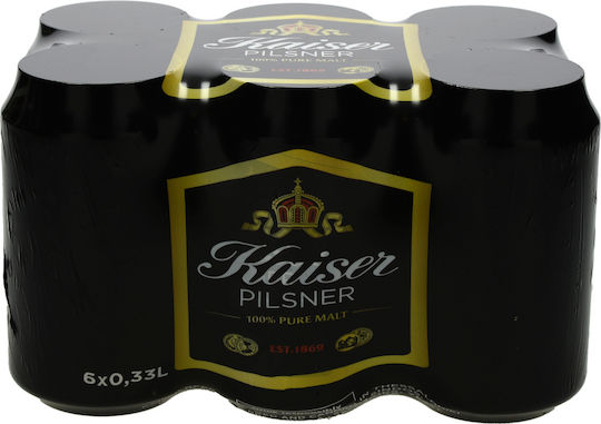 Kaiser Pilsner Lager Cutie 6x330ml