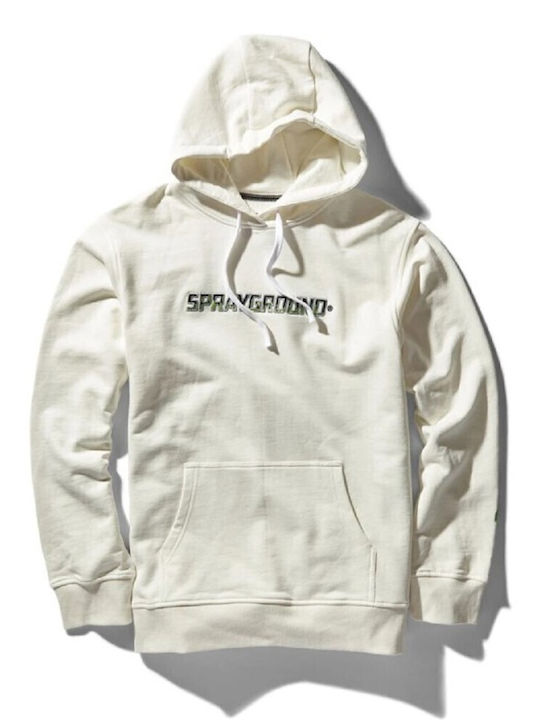 Sprayground Herren Sweatshirt mit Kapuze und Taschen Gray