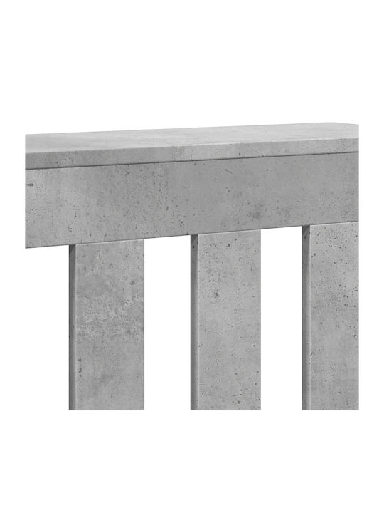 vidaXL Gray Particleboard Radiator Cover 78x20x82cm