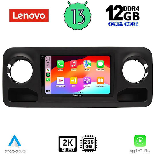Lenovo Car Audio System for Mercedes-Benz Sprinter BMW X1 / X3 / X4 2018> (Bluetooth/USB/AUX/WiFi/GPS/Apple-Carplay/Android-Auto) with Touch Screen 10"