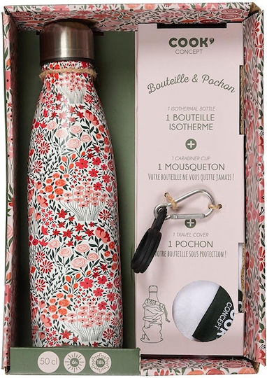 Cook Concept Sticlă Termos Oțel inoxidabil 500ml Multicolor