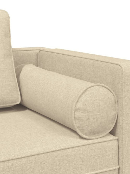 Fabric Recliner Beige L116.5xW62xH71cm