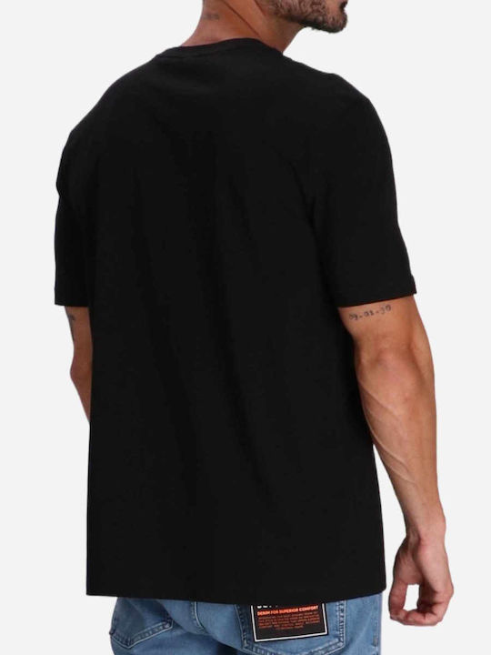 Hugo Boss T-shirt Bărbătesc cu Mânecă Scurtă Negru