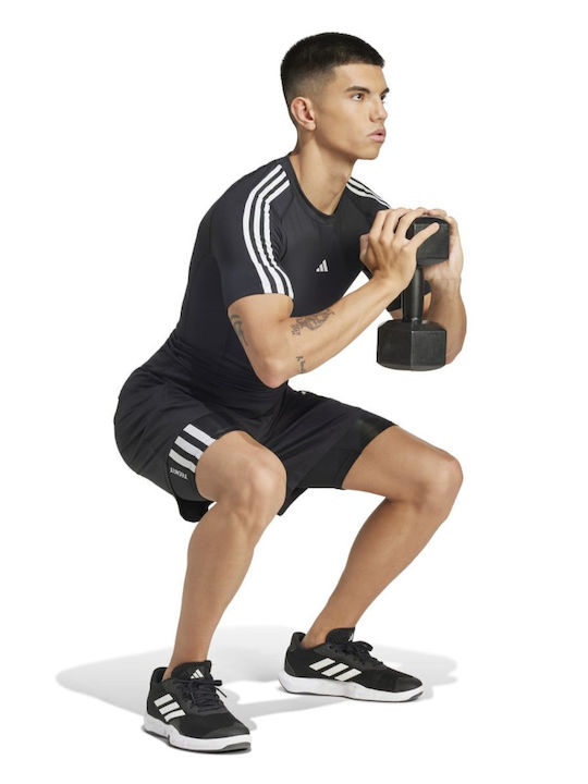 Techfit Aeroready Спортна тениска Черен