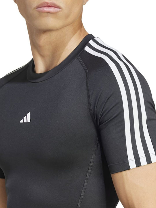 Techfit Aeroready Спортна тениска Черен
