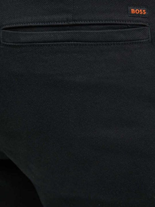 Trousers Chino Elastic in Slim Fit Black