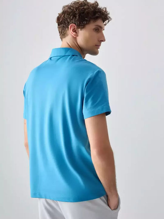 Petrol Industries Men's Blouse Polo Light Blue