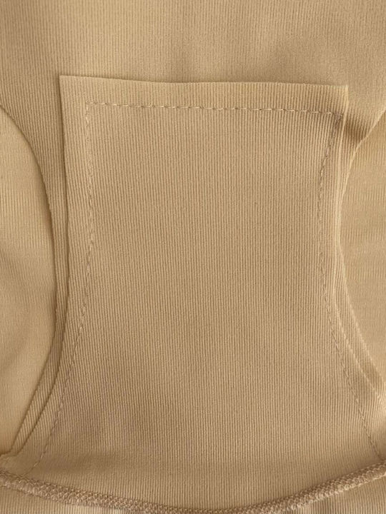 Kal-tsa Tightening Slip Seamless Beige