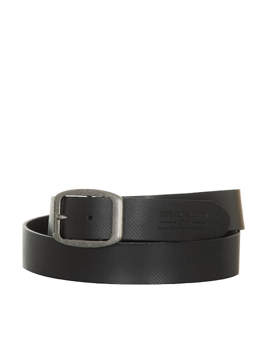Pepe Jeans Wade Ανδρική Ζώνη Μαύρη