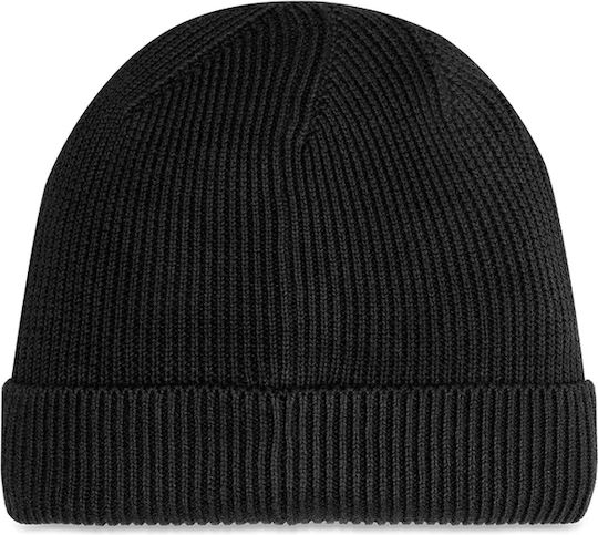 Beanie Ανδρικός Σκούφος Πλεκτός σε Μαύρο χρώμα