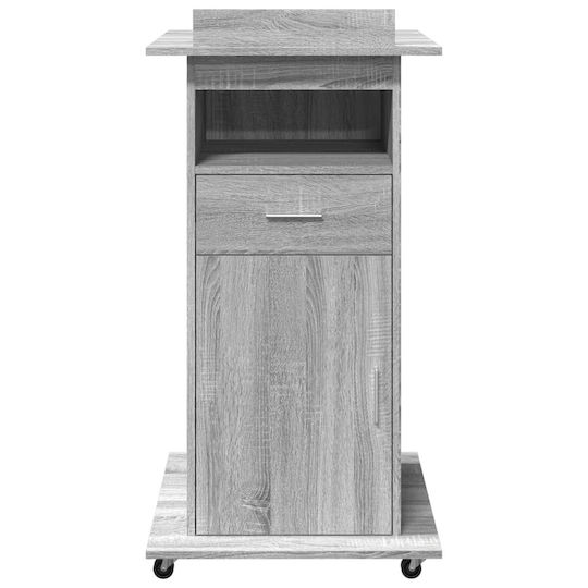 vidaXL Stand Music Height 107-107cm Brown 848029