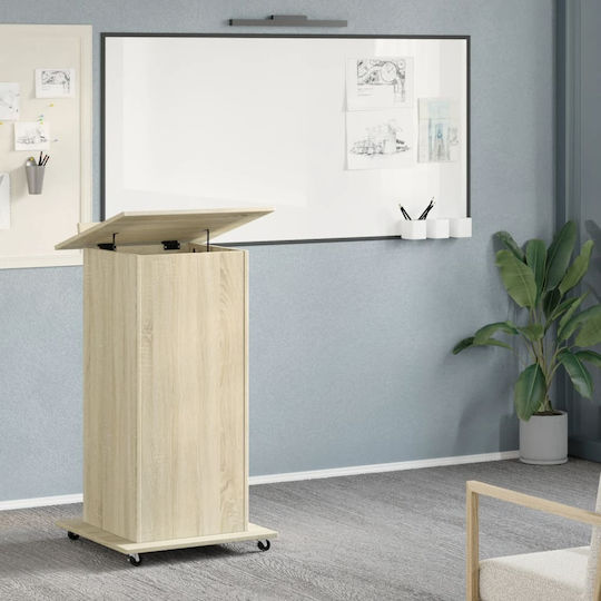 vidaXL Stand Music Height 107-107cm Brown 848026