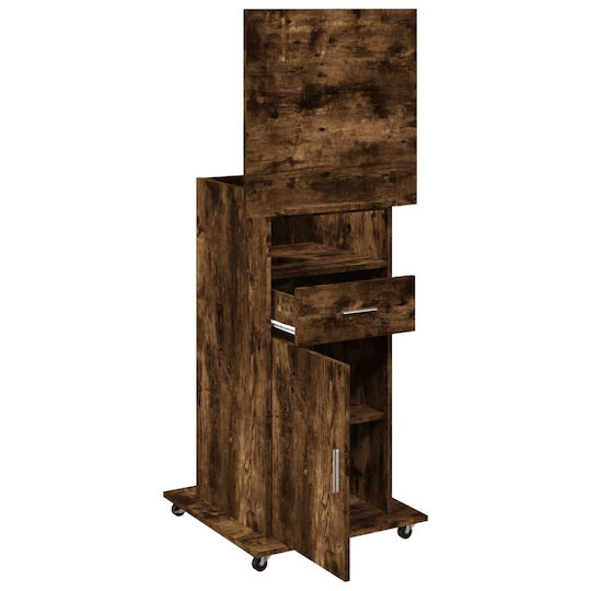 vidaXL Stand Music Height 107-107cm Brown 848028